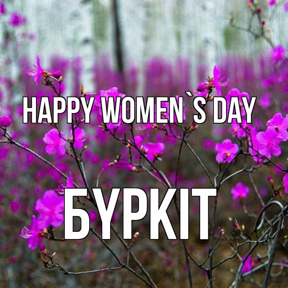 Greetings card с именем, Бүркіт happy women`s day дикие цветы Greetings with text for free download 